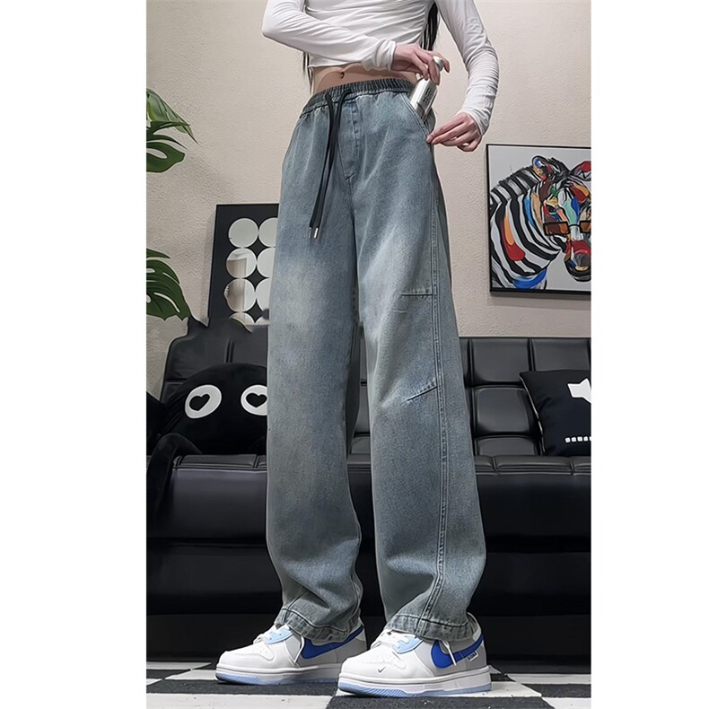 （现货）2025新款高品质水洗弯刀牛仔裤男休闲裤长裤K9071-P60,男装牛仔裤,星座810(原QT5070)