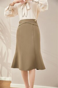2021秋季新款 鱼尾半身裙,女装半身裙,秋子丰色(3F)