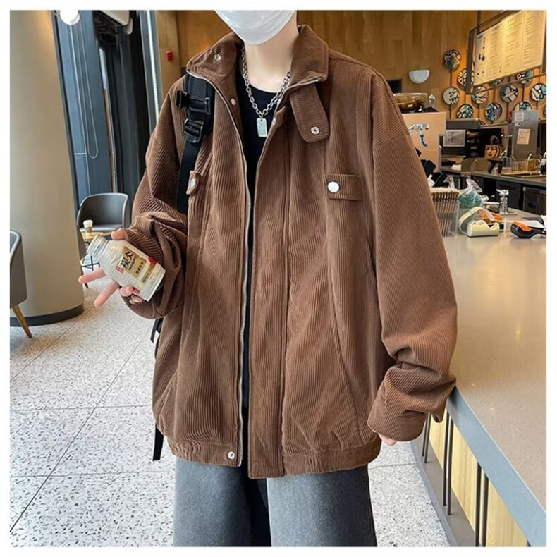 F221-P632024春季新款美拉德穿搭夹克日系潮牌百搭宽松外套现货,男装夹克,星座512-6