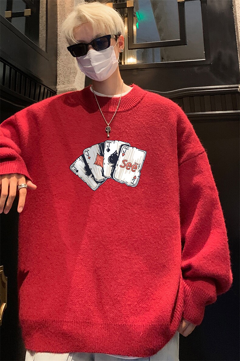 高质量！秋冬季半高领毛衣男士加绒加厚线衣针织衫男DMY542-特P38,男装针织衫/毛衣,电商B371