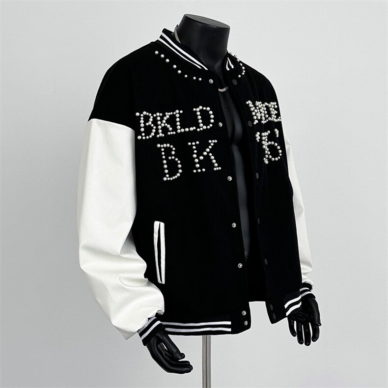 现货春秋美式复古夹克男棒球服外套潮牌JK0656-P73,男装夹克,星座308B-2