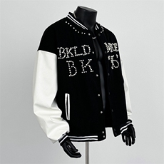 现货春秋美式复古夹克男棒球服外套潮牌JK0656-P73，男装夹克，星座308B-2
