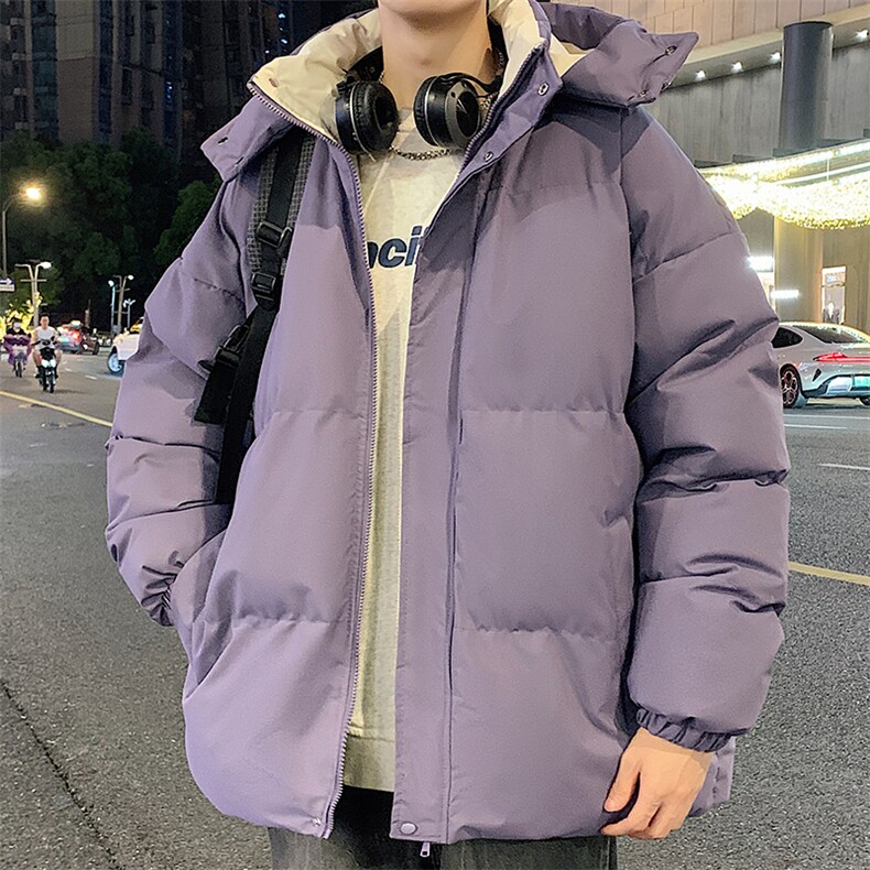 自家图设计款加厚棉服冬季连帽情侣立领棉衣XZ212-QMY738-P88,男装棉衣,星座212