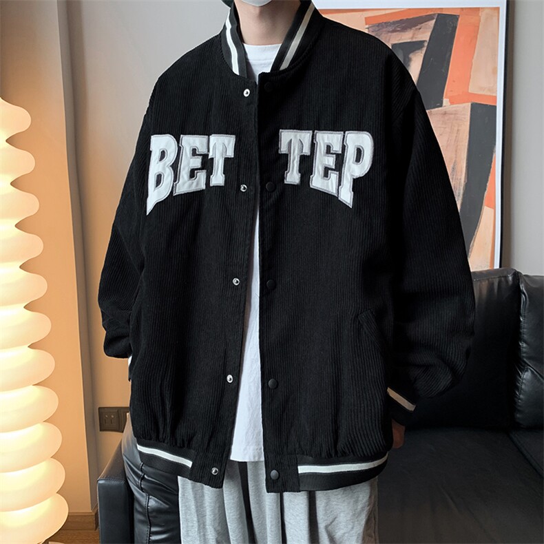 春秋季美式复古棒球服ins港风潮流夹克外套男上衣W5431-P55,男装夹克,星座512-2