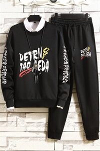 已备货 2021春季新款运动卫衣套装男长袖长裤两件套男T748-P40图片