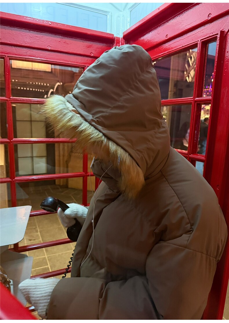 美式可拆卸毛领连帽棉衣男女宽松百搭保暖面包服冬季LTA022-P120,男装棉衣,星座1008
