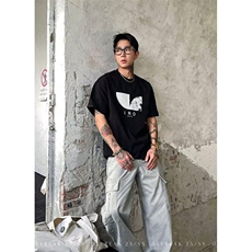 莫代尔短袖T恤圆领春季新款夏季男女装简约短袖纯棉T恤TY362，男装T恤，星座1116A（原606A-3）