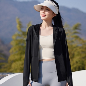 爱臣新款夏季冰丝凉感上衣宽松轻薄透气2025紫外线外套防晒服防晒图片