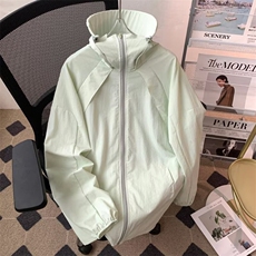 慵懒百搭简约新款ins潮流连帽防晒衣男纯色休闲潮牌运动FS012P50，男装夹克，星座1013-5