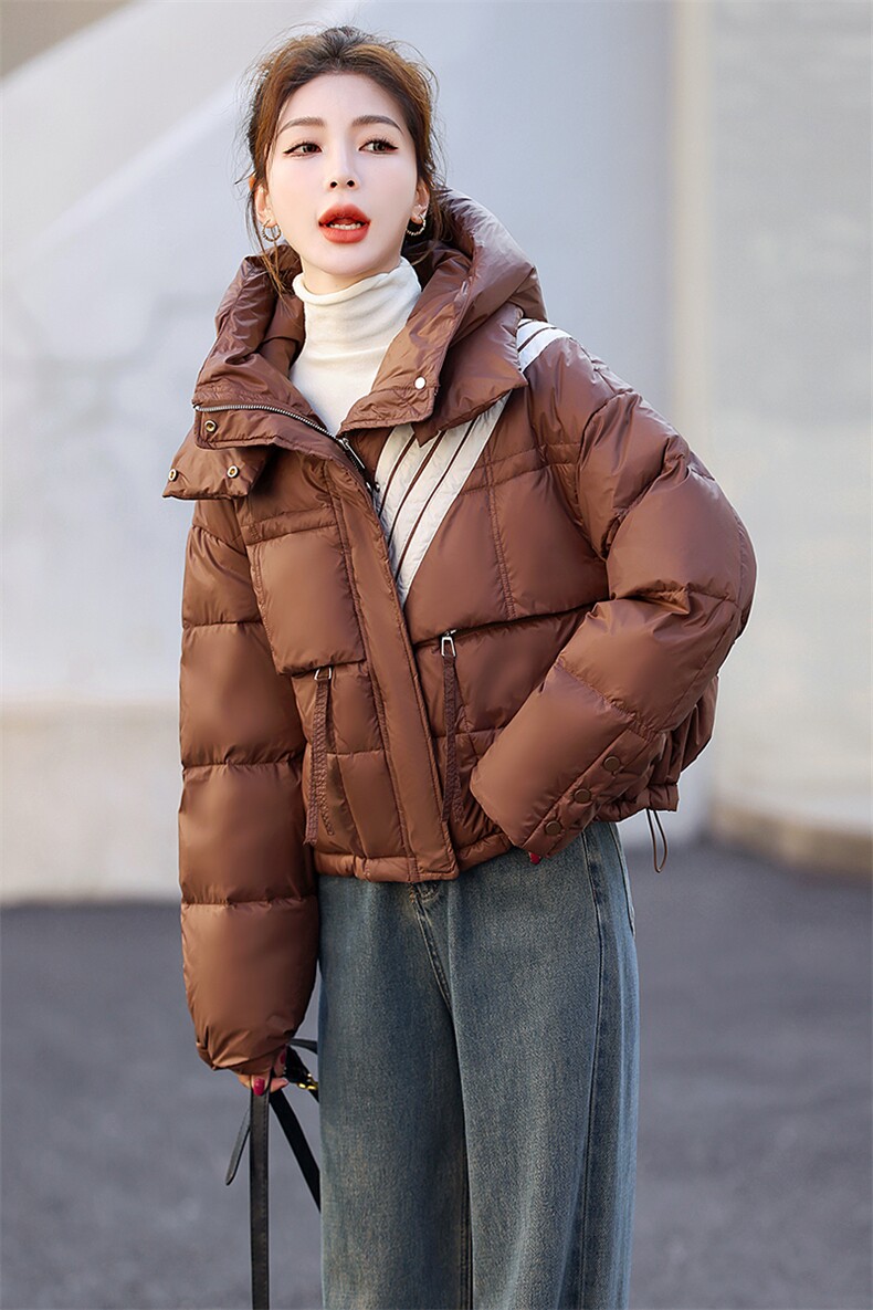 羽绒服女短款冬季2023新款今年流行小个子加厚90白鸭绒外套现货!,女装羽绒服,一安秀