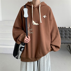 8XL连帽卫衣男大码胖子帽衫大号运动服WY2394-P35，男装卫衣，电商A040