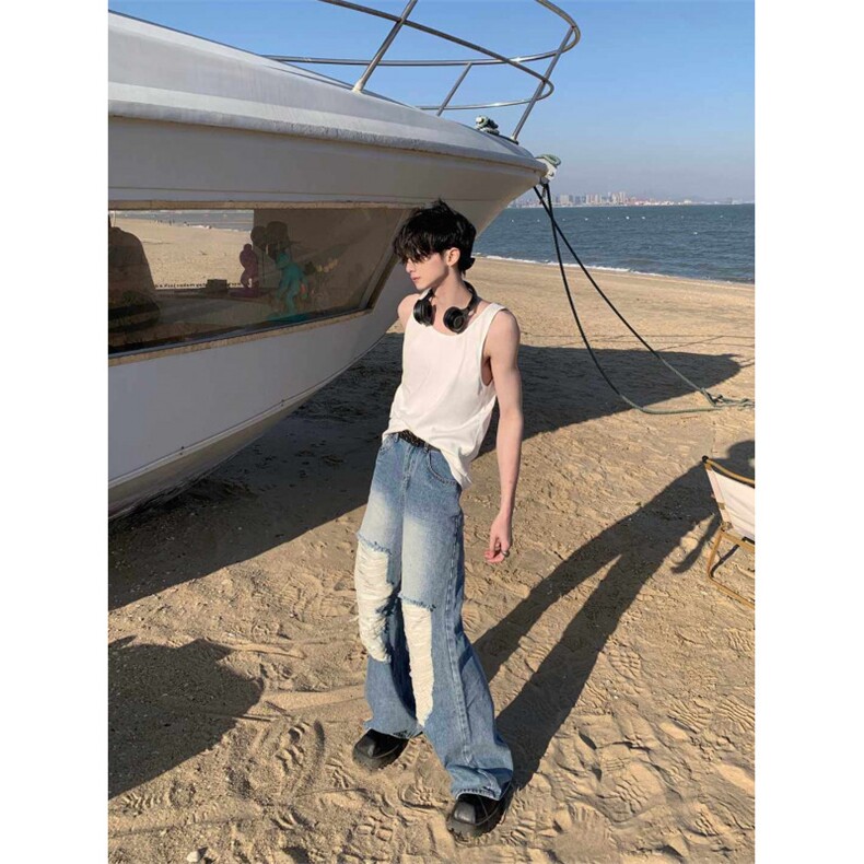 高质量纯色弹力背心250克,男装背心/马甲,四季星座505