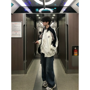 时尚潮流文艺日系百搭华棉复合牛奶丝开衫卫衣新款513AKS2413P47图片