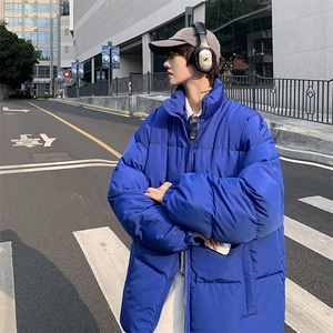 XZ213-MY20-P70控88 港风大码冬季男款加厚保暖立领棉服面包服ins图片