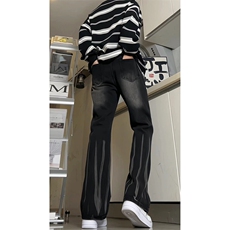 美式ins高街hiphop微喇扎染牛仔裤货号K2313P55控78，男装牛仔裤，电商A063