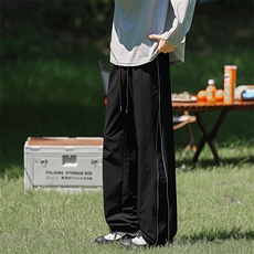 山系防泼水防风软料登山冲锋裤男春秋直筒阔腿运动休闲裤KZ067P50，男装休闲裤，电商B312