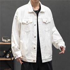爆爆春装新款男士牛仔衣情侣宽松外套男女百搭牛仔夹克JK336-P60