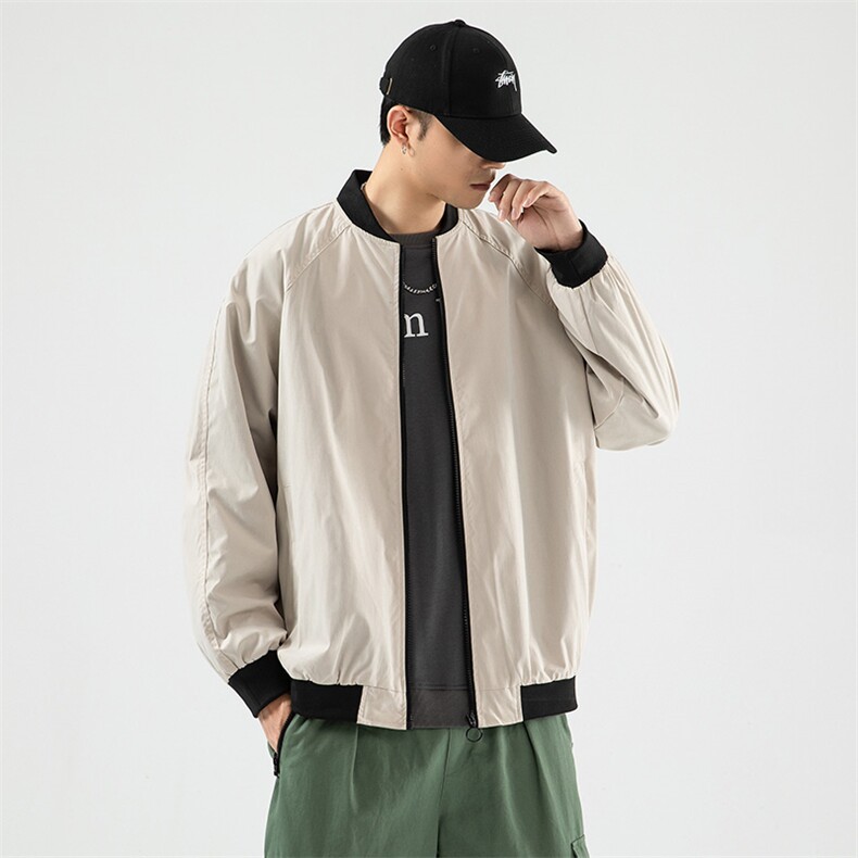 情侣潮大码宽松休闲多色光板夹克棒球服外套潮J7204 P30【特价】图片