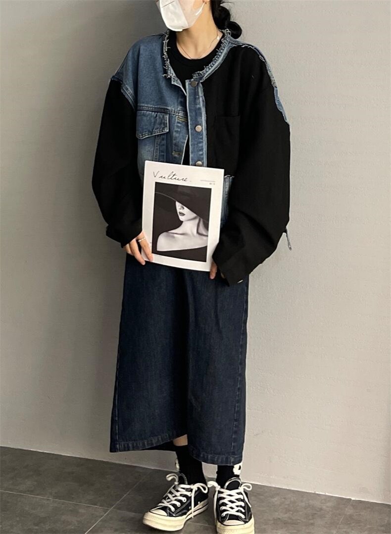 秋季新款牛仔拼接外套，其它，JIAN.Z 简.站