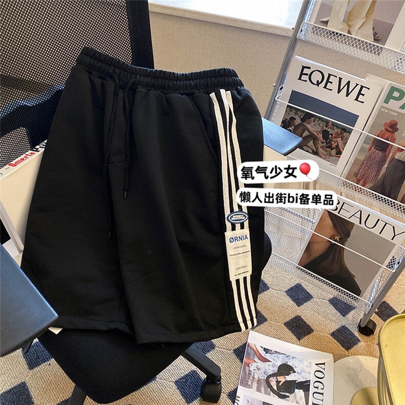 夏季新款时尚潮男百搭宽松短裤图片