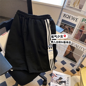 夏季新款时尚潮男百搭宽松短裤图片