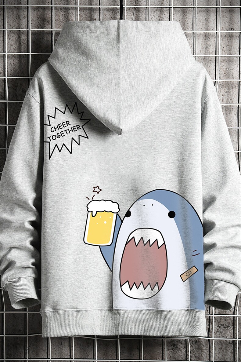 KS21137-P38加绒款-P43连帽开衫卫衣男运动外套大码班服网格,男装卫衣,电商A040A