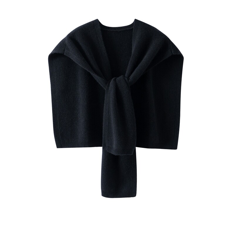 2025年秋季新款小元宝针加厚针织羊绒披肩时尚休闲通勤百搭，披肩，蒙娇羊绒