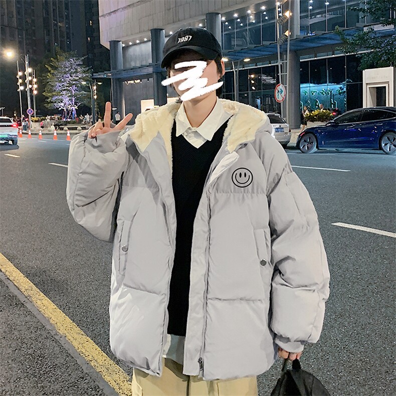 MY16224-P100加厚加绒连帽棉衣男大码棉服男面包服男,男装棉衣,电商A040