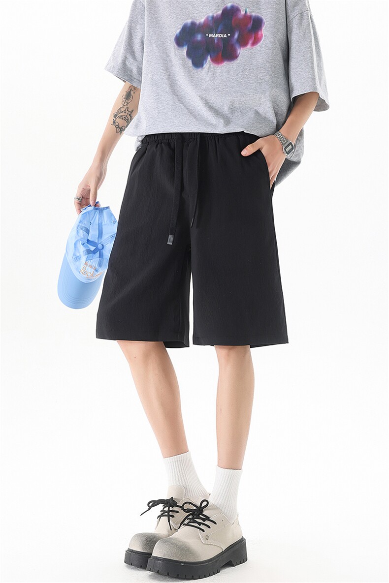 8XL-M特大码冰丝透气垂感短裤男篮球运动五分裤DK1507P30控48,男装牛仔裤,电商D206-1