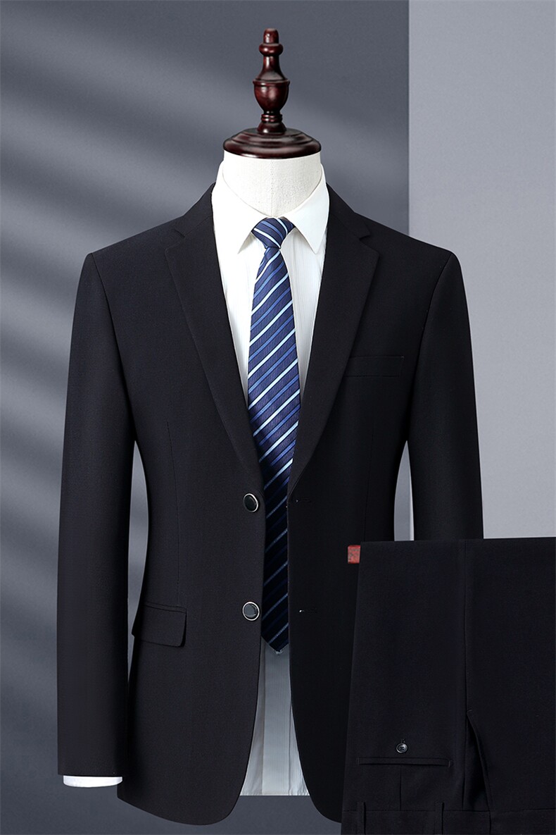 男士2023年春季西服礼服西装修身商务休闲男装西装套装,男装西服套装,电商B360