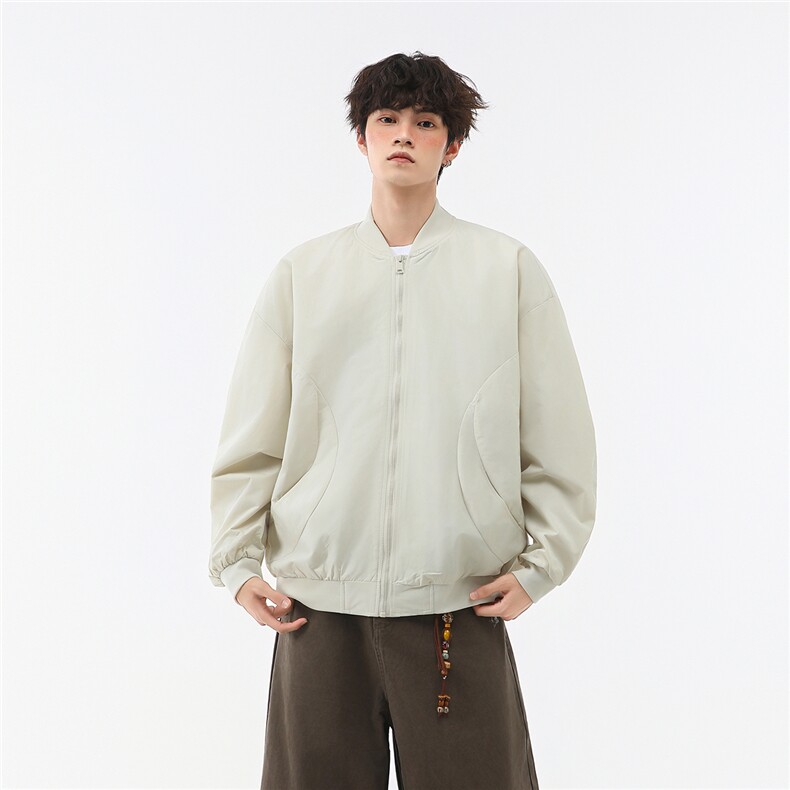 美式高阶秋季棒球服飞行员夹克设计感百搭情侣外套J540799TP35,男装夹克,电商A247