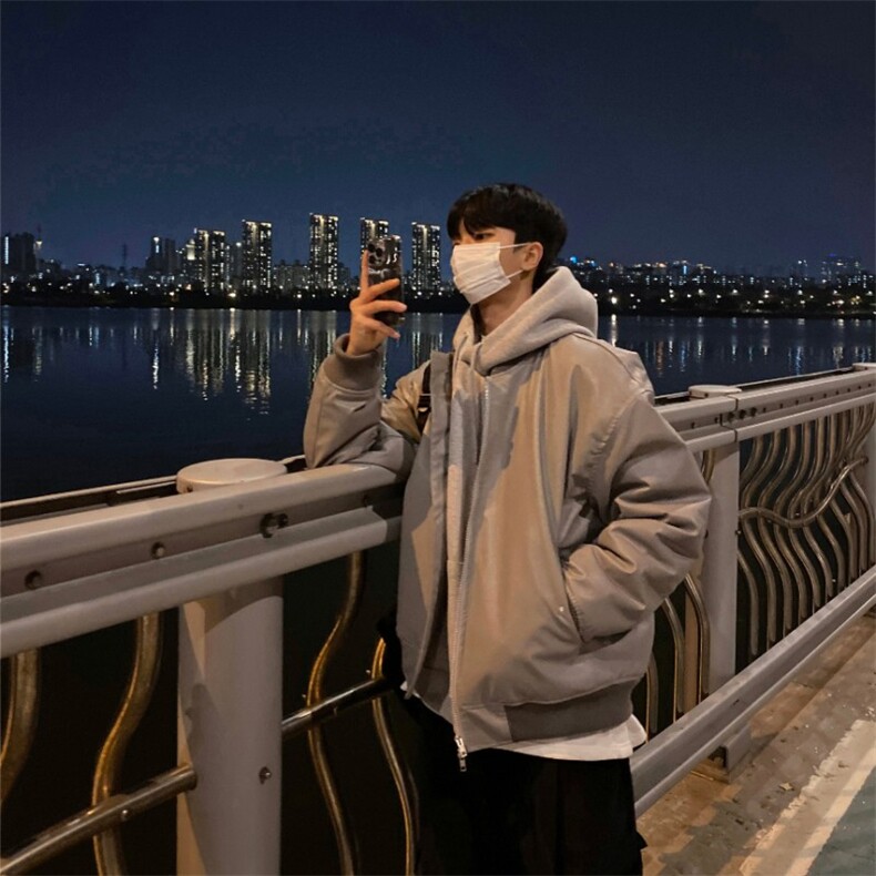 816B-PY005-P105韩风男士休闲宽松皮夹克痞帅皮衣，男装皮衣，星座816B