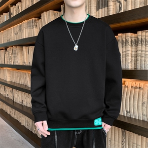 【新品】6955-P40 2026年春季新款圆领卫衣男休闲宽松百搭上衣图片