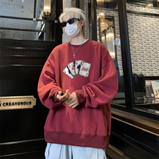 ！圆领卫衣男装港风长袖t恤男外套男WY542-特P23，男装T恤，电商B371