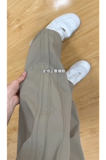 港风细格纹三杠织带褶皱设计大码M-5XL速干休闲裤CK78059P55控88，男装休闲裤，星座226-1