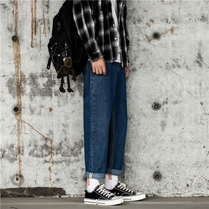 k8030-P45  大码日系  风潮流牛仔裤休闲破洞 港风图片