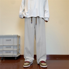 裤子男夏季潮流宽松阔腿裤运动休闲长裤K0793-P30，男装休闲裤，星座308B-1