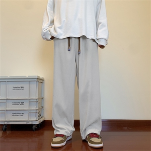 裤子男夏季潮流宽松阔腿裤运动休闲长裤K0793-P30图片
