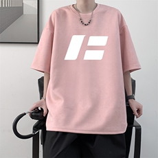 麂皮绒短袖t恤男大码半袖男JD82435-P25，男装T恤，电商A040