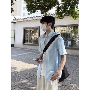 XZ1014-1-CS233-特p35-美式短袖衬衫男图片