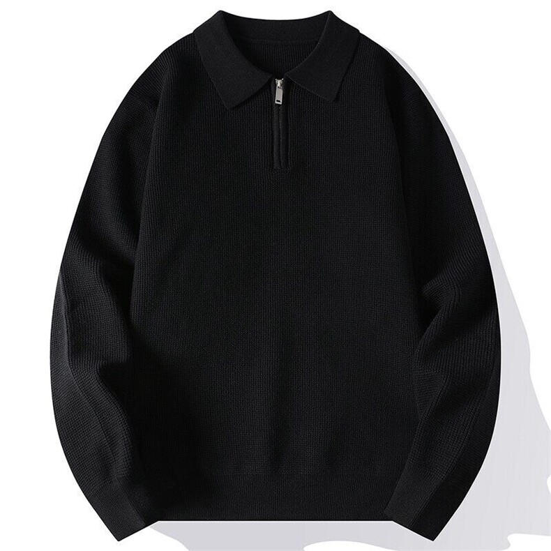 现货78293-P75毛衣男士毛线衣韩版针织衫青年翻领打底衫套头潮，男装针织衫/毛衣，电商D310B-1