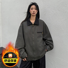 重磅美式水洗做旧工装秋冬新款夹克棉衣外套436-996-P125178，男装夹克，电商A436