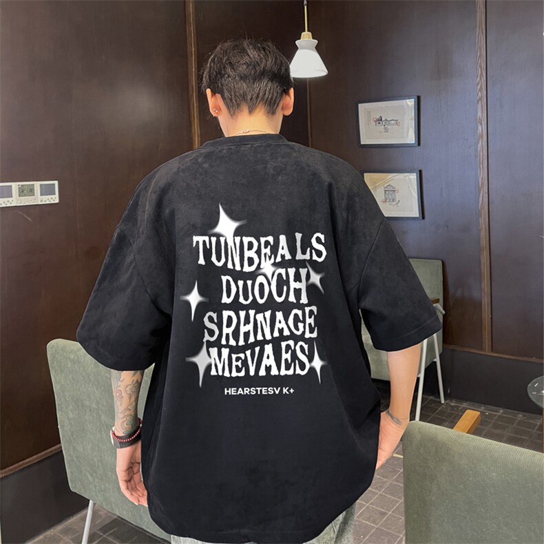 麂皮绒！重磅麂皮绒短袖t恤男JT506-特p19,男装T恤,电商B371