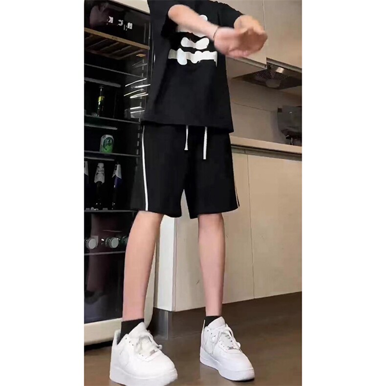 夏季美式高街hiphop运动五分裤短裤货号DK2415P35《抖音品质》,男装牛仔裤,电商A063
