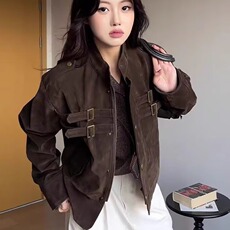 灯芯绒夹克短外套女春秋季气质高级感2025秋冬新款小个子洋气小众，男装夹克，星座506A