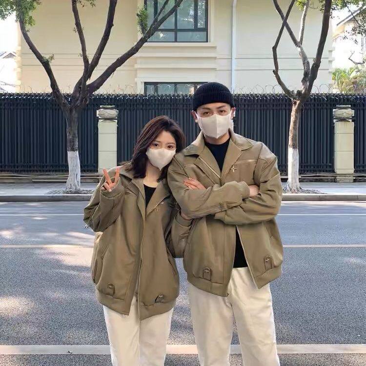 1506A/G60060/P65美式夹克新款拉链外套春秋潮流宽松大码情侣，男装夹克，星座1506A