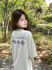 XZ809A/BBBT35/P20/控38重磅印花美式复古圆领T恤，男装T恤，星座809A(原222-1)