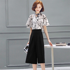 套装/套裙2020年春季纯色时尚潮流显廋百搭简约花纹，女装套装/套裙，众宇琦