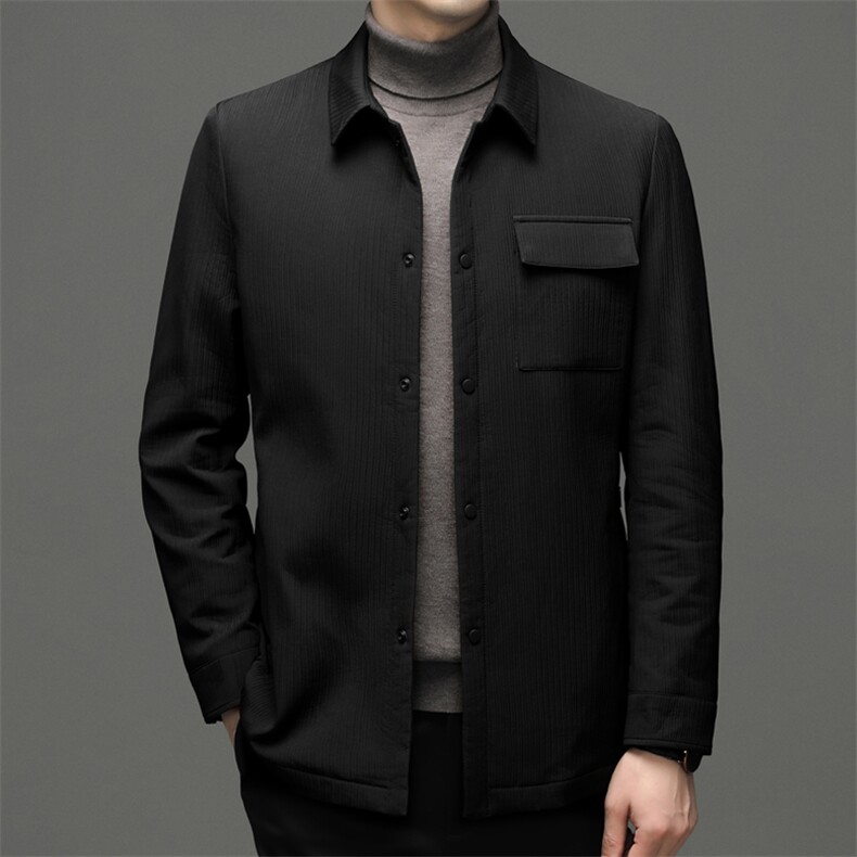BEM33617钱塘2020-2中年男士冬季厚款加商务休闲夹克外套P170,男装夹克,钱塘207-2