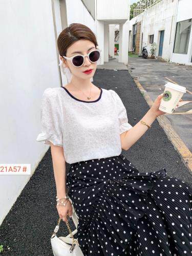 现货夏季特种绣百搭上衣 M一XⅩL，女装，锦绣阁